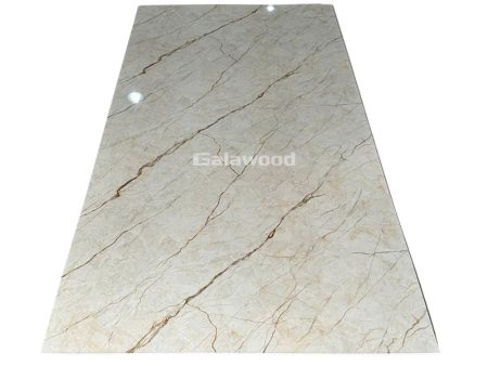 Ốp tường PVC vân đá Kem nhạt PVC202 Galawood