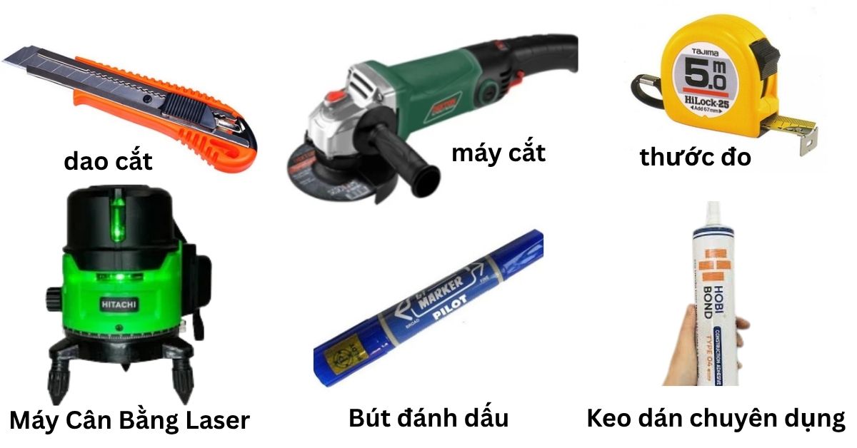 Chuan bi dung cu va vat lieu