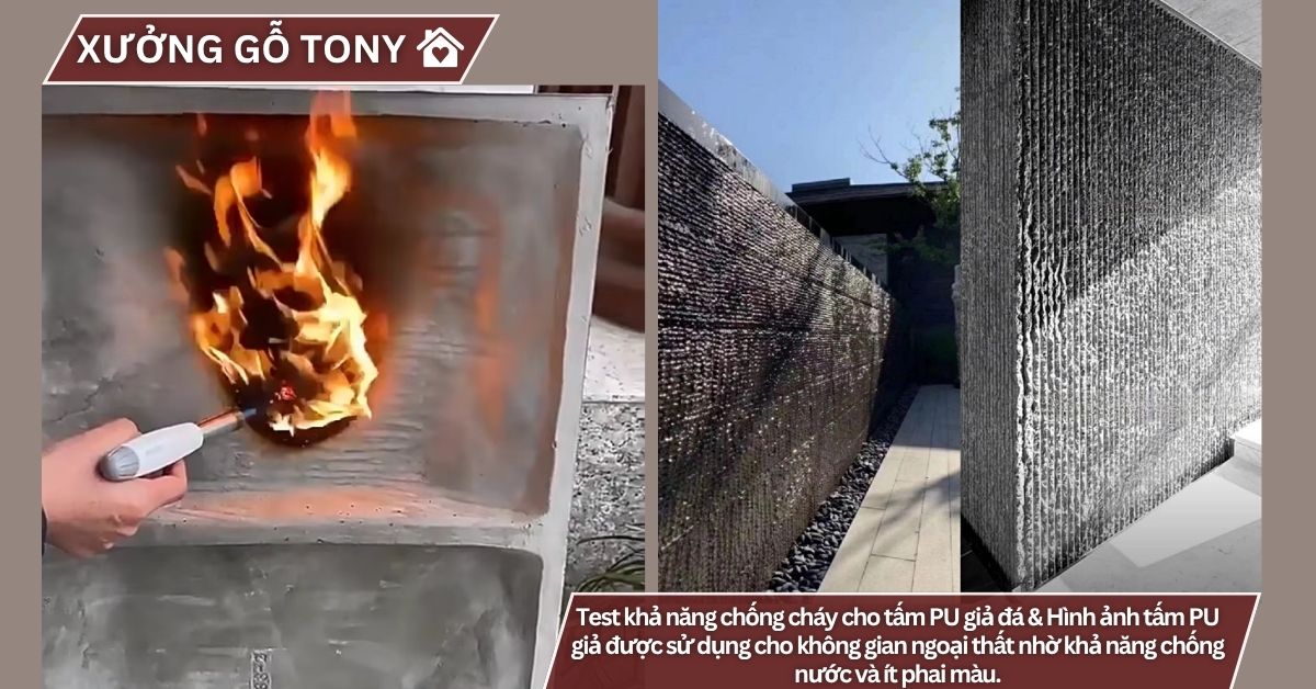 test kha nang chong chay cho tam pu gia da