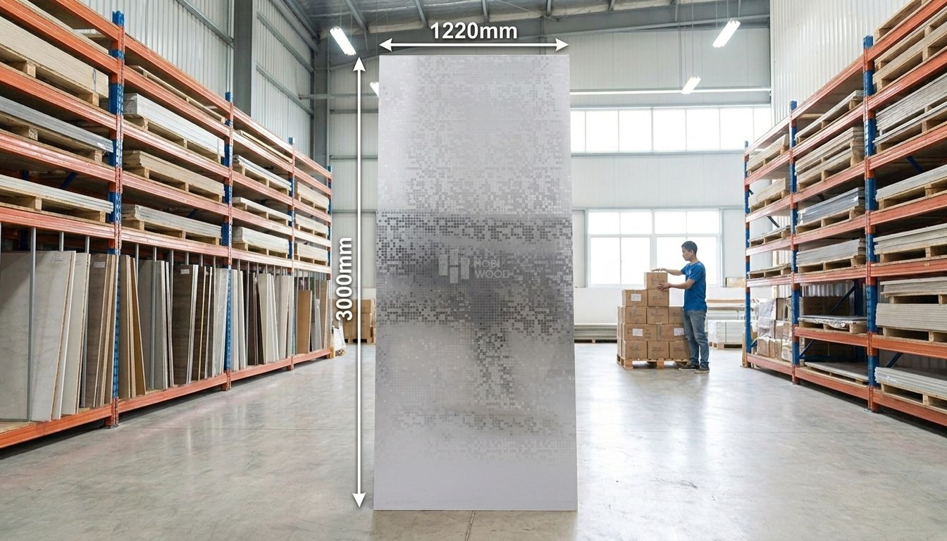 Tấm Ốp Than Tre Mosaic HB100 - Màu Xám Bạc 5 Tấm Ốp Than Tre Mosaic HB100 - Màu Xám Bạc