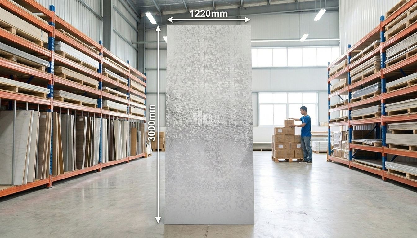 Tấm Ốp Than Tre Mosaic HB102 – Màu Xám Bạc