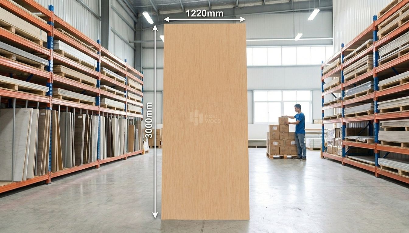 Tấm Ốp Than Tre Vân Kim Loại HB300 - Màu Vàng Đồng