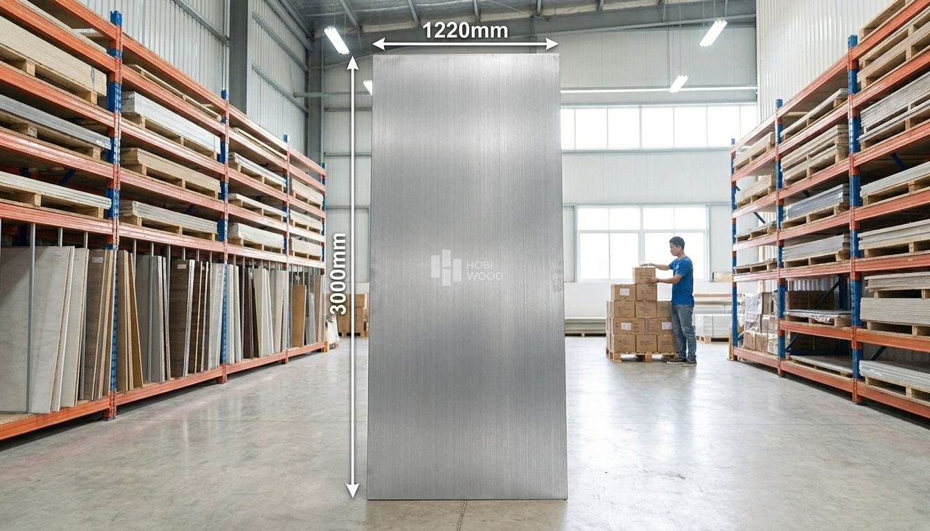 Tấm Ốp Than Tre Vân Kim Loại Xước HB302 - Màu Bạc 5 Tấm Ốp Than Tre Vân Kim Loại Xước HB302 - Màu Bạc