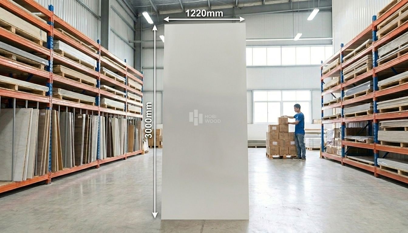 Tấm Ốp Than Tre Đơn Sắc HB304 – Màu Be Xám Ấm