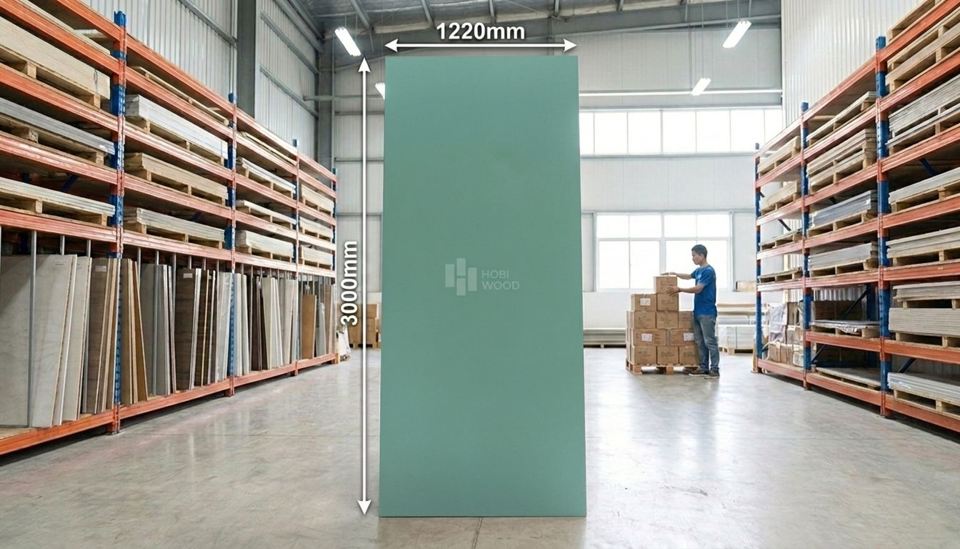 Tấm Ốp Than Tre Đơn Sắc HB305 – Màu Xanh Sage