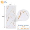 Tấm Ốp Than Tre Vân Đá Marble HB204 - Màu Trắng Vân Vàng Đồng HB204