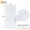 Tấm ốp than tre vân đá marble trắng HB201