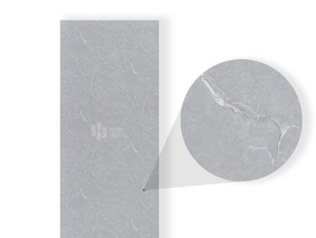 Tấm ốp than tre vân đá marble xám HB400 Hobi Wood – 3000x1220x8mm