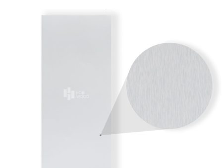 Tấm Ốp Than Tre Vân Kim Loại Xước HB302 - Màu Bạc 3 Tấm ốp than tre Mosaic xám bạc HB102 Hobi Wood – kích thước 3000x1220x8mm