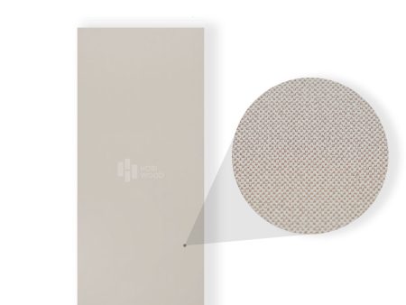 Tấm Ốp Than Tre Vân Vải HB406 - Màu Kem Be 3 Tấm ốp than tre vân vải kem be HB406 Hobi Wood – kích thước 3000x1220x8mm